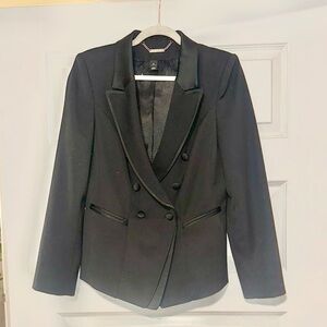 White House Black Market Black Tailored Blazer
